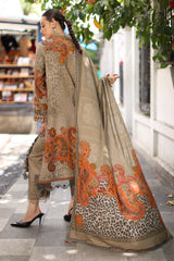 3-PC Unstitched Embroidered Linen Collection  ANW7-04