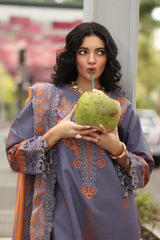 3-PC Unstitched Embroidered Lawn Collection CC6-19