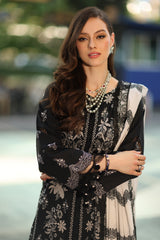 3-PC Unstitched Embroidered Lawn RN6-01