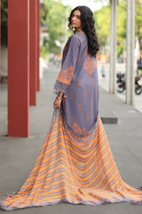 3-PC Unstitched Embroidered Lawn Collection CC6-19