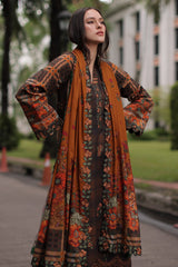 3-PC Unstitched Embroidered Linen Collection  ANW7-15