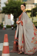 3-PC Unstitched Embroidered Lawn Collection AG6-06