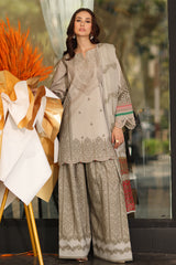3-PC Unstitched Embroidered Lawn Collection IN6-01