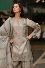 3-PC Unstitched Embroidered Lawn Collection IN6-01