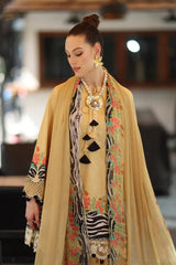 3-PC Unstitched Embroidered Lawn Collection CC6-006