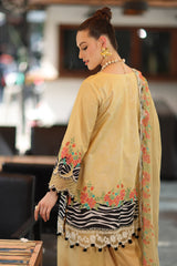 3-PC Unstitched Embroidered Lawn Collection CC6-006