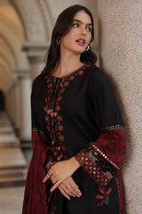 3-PC Unstitched Embroidered Linen Collection  ANW7-18