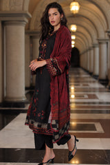 3-PC Unstitched Embroidered Linen Collection  ANW7-18