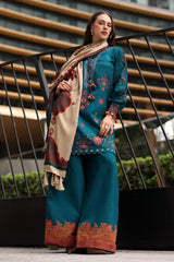 3-PC Unstitched Peach Leather Collection PSW6-07