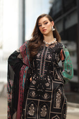 3-PC Unstitched Embroidered Lawn Collection CC6-21