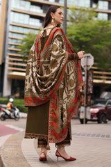 3-PC Unstitched Peach Leather Collection PSW6-05