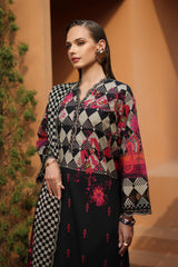 3-PC Unstitched Embroidered   Lawn  SLC27-10