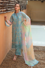 3-PC Unstitched Embroidered Lawn Collection CC6-003