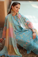 3-PC Unstitched Embroidered Lawn Collection CC6-003