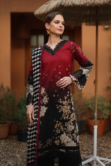3-PC Unstitched Embroidered Lawn Collection  AN6-02