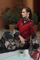 3-PC Unstitched Embroidered Lawn Collection  AN6-02