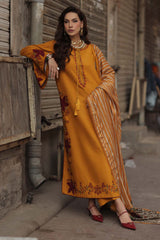 3-PC Unstitched Peach Leather Collection CSL6-03