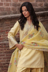 3-PC Stitched Embroidered  CMA-6-444