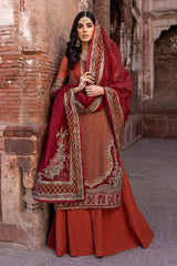 3-Pc Charizma Unstitched Luxury Chiffon Collection DJW-02