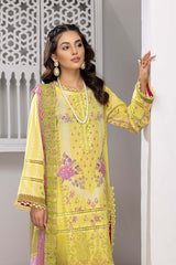 3-Pc Charizma Lawn Printed Suit with Embroidered Dupatta PEC22-60-S