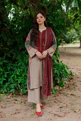 3-Pc Charizma Unstitched Linen with Printed Wool Shawl CPW-02