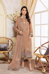 3-Pc Charizma Unstitched Polly Chiffon Collection CPC22-03