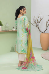 3-Pc Printed Lawn Unstitched With Chiffon Dupatta CP22-052