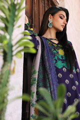 3-Pc Unstitched Printed Staple Suit With Embroidered Wool Shawl Dupatta CPMW3-07