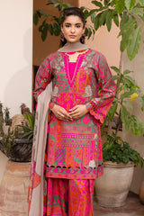 3-PC Unstitched Printed Lawn CP6-02