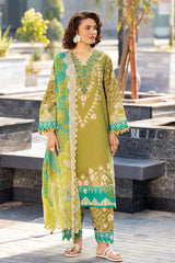 3-PC Unstitched Embroidered Lawn Collection CC6-007