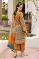 3-PC Unstitched Printed Lawn CP6-05