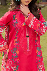 3-PC Unstitched Embroidered Lawn Collection RANG E BAHAR VOL 02 CRB6-09
