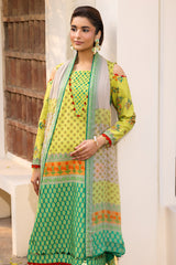 3-PC Unstitched Printed Lawn CP6-08