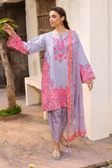 3-PC Unstitched Printed Lawn CP6-06