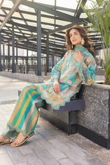 3-PC Unstitched Embroidered Lawn Collection AG6-08