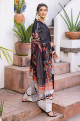 3-PC Unstitched Printed Lawn CP6-07