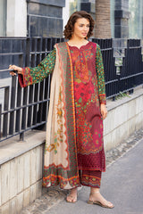 3-PC Unstitched Embroidered Lawn Collection  AN6-06