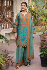 3-PC Unstitched Printed Lawn CP6-03