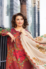 3-PC Unstitched Embroidered Lawn Collection  AN6-06