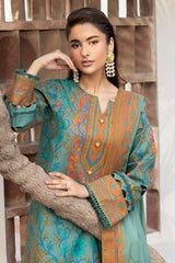 3-PC Unstitched Printed Lawn CP6-03