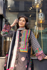 3-PC Unstitched Embroidered Lawn Collection  AN6-04