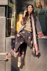 3-PC Unstitched Embroidered Lawn Collection  AN6-04