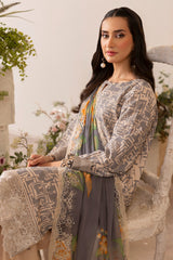 3-PC Unstitched Embroidered Lawn Collection CB5-07