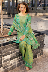 3-PC Unstitched Embroidered Lawn Collection IN6-02