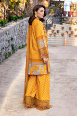 3-PC Unstitched Embroidered Lawn Collection RANG E BAHAR VOL 02 CRB6-14