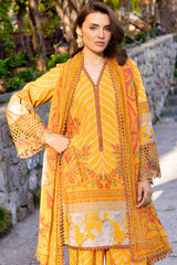 3-PC Unstitched Embroidered Lawn Collection RANG E BAHAR VOL 02 CRB6-14