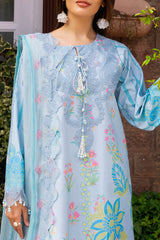 3-PC Unstitched Embroidered Lawn Collection RANG E BAHAR VOL 02 CRB6-18