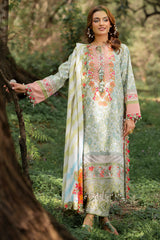 3-PC Unstitched Embroidered Lawn Collection CRN5-03