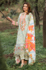 3-PC Unstitched Embroidered Lawn Collection CRN5-03