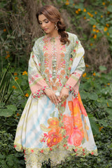 3-PC Unstitched Embroidered Lawn Collection CRN5-03